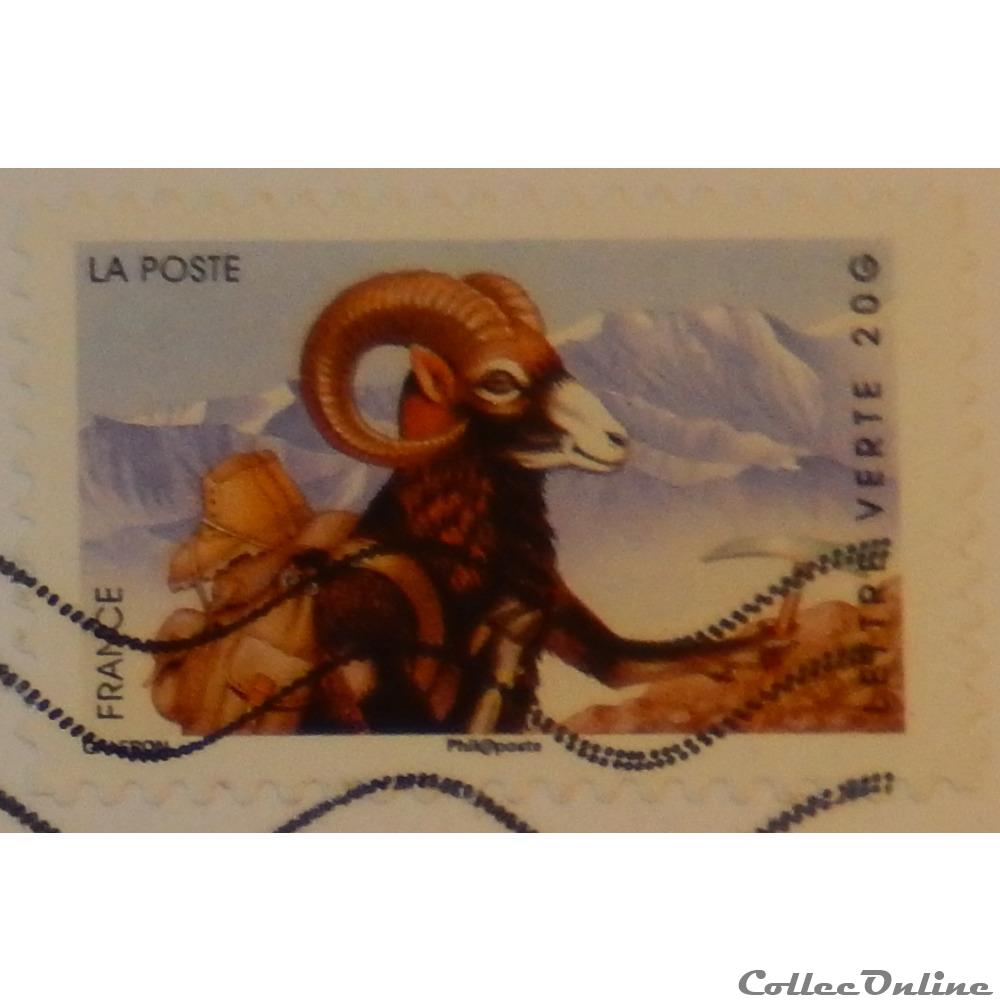 AA00985 Bouquetin 20g de 2014 timbre france aa00985 bouquetin 20g de 2014