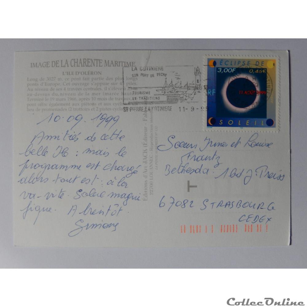 carte postale france poitou cp de charente maritime ile oleron