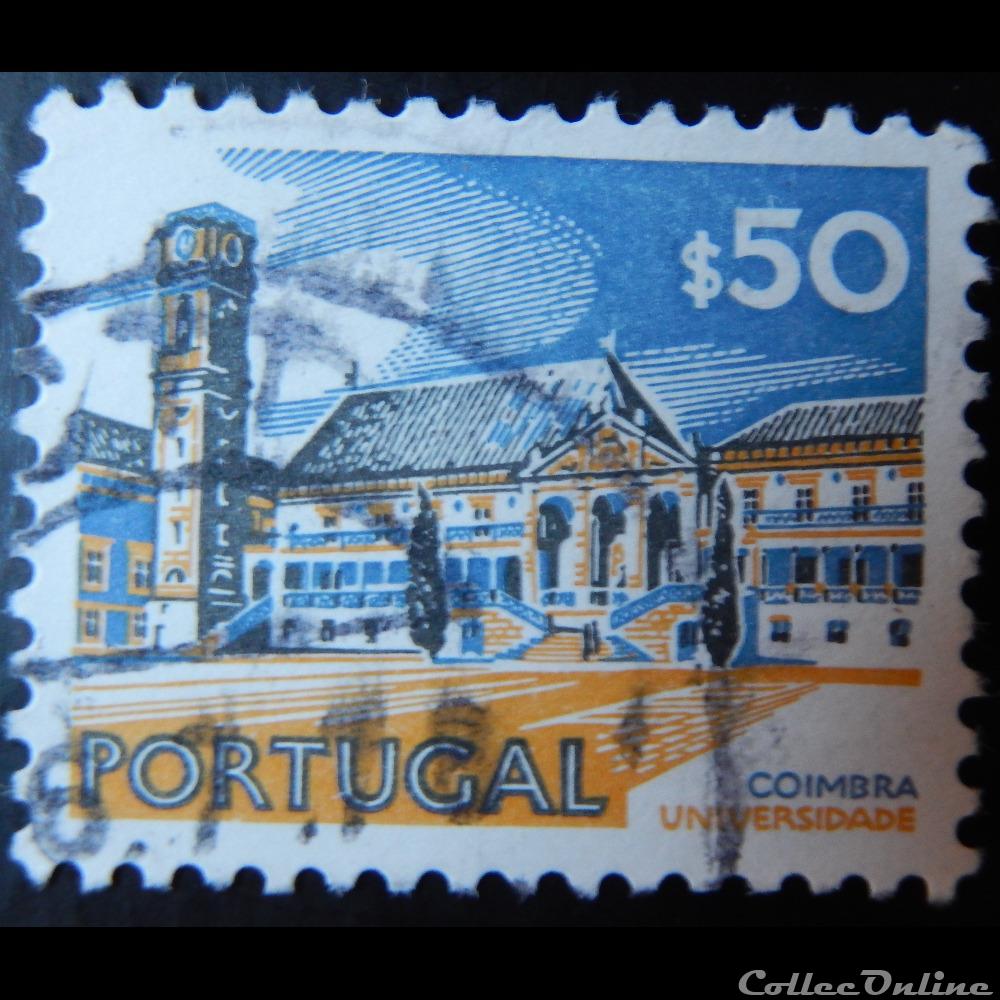 Portugal 01136 université de Coimbra 0.50$ de 1972 2 timbre europe portugal 01136 universite de coimbra 0 50 de 1972