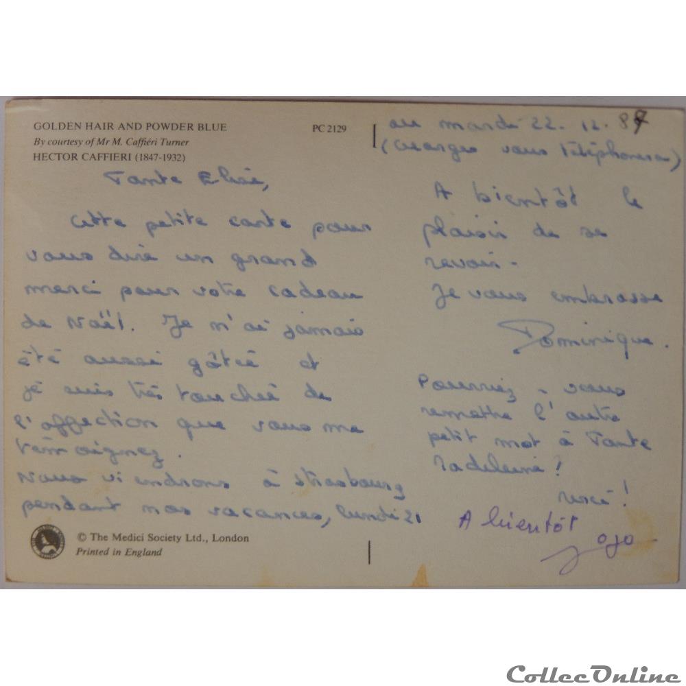 CP Peinture carte postale europe outre mer cp peinture