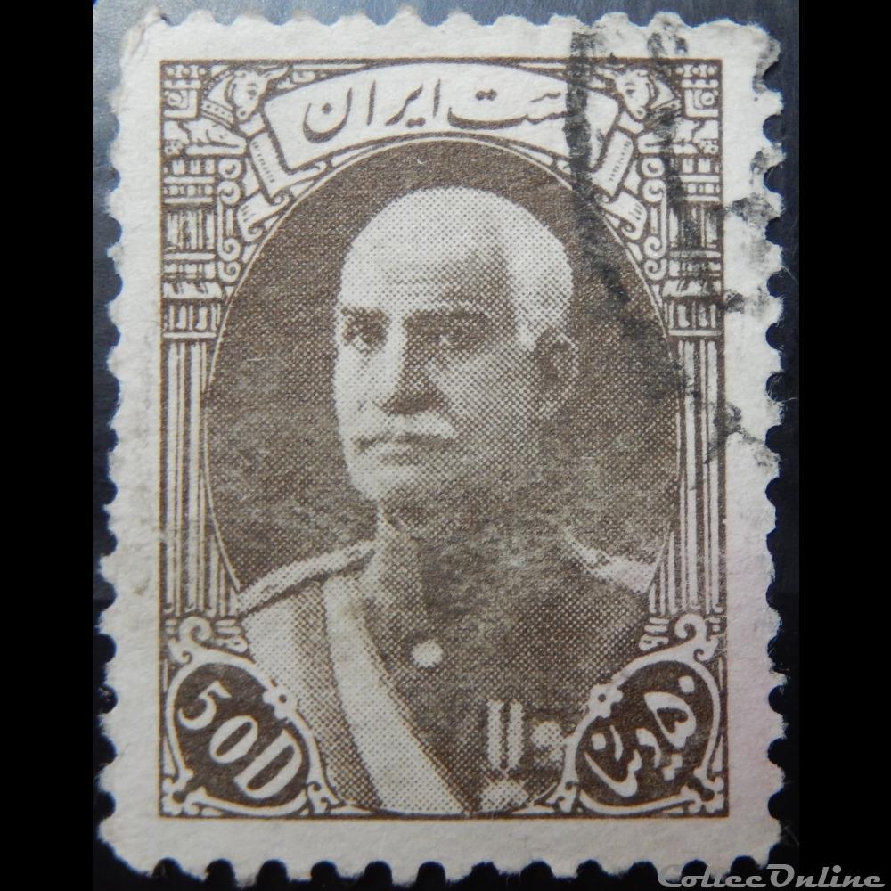 timbre asie iran 00626 reza shah pahlavi 50d de 1937