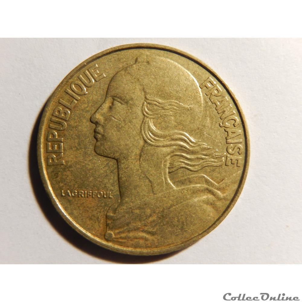 monnaie france moderne 20 centimes marianne 1990