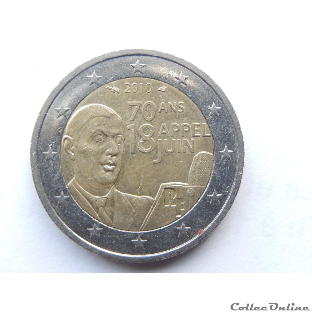 monnaie euro france 70 ans de appel du 18 juin