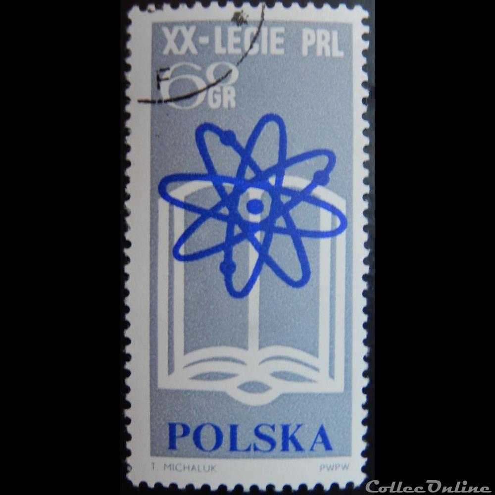 timbre europe pologne 01369 20eme anniversaire de la republique polonaise 60gr de 1964