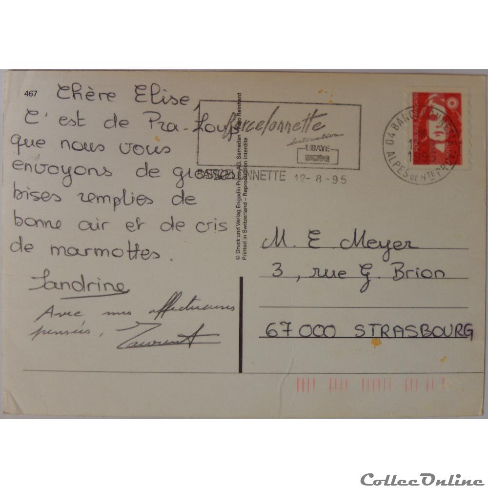 carte postale europe rhone alpe cp flore