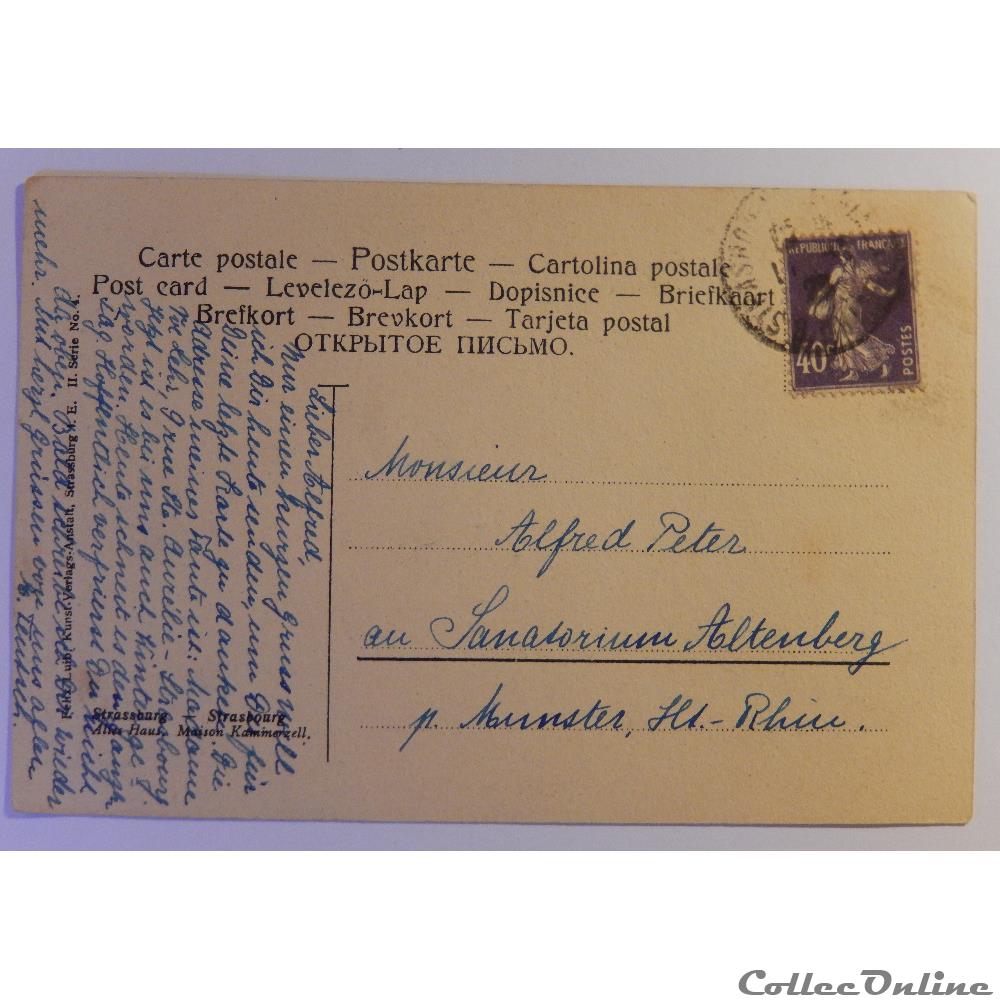 CPA de Strasbourg, Bas-Rhin carte postale france alsace cpa de strasbourg bas rhin