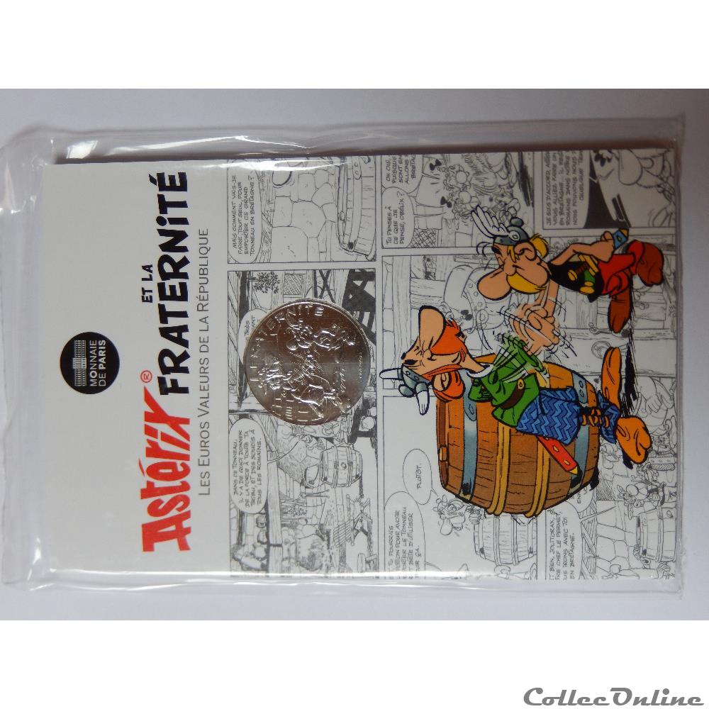 10 euros, Astérix et fraternité Bretons 2015 2 monnaie france moderne 10 euros asterix et fraternite bretons 2015