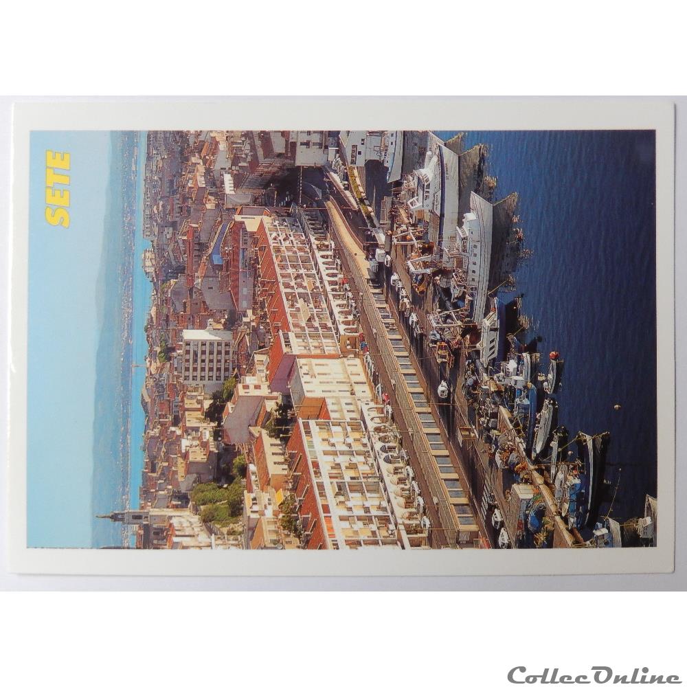 carte postale france languedoc roussillon cp de herault sete