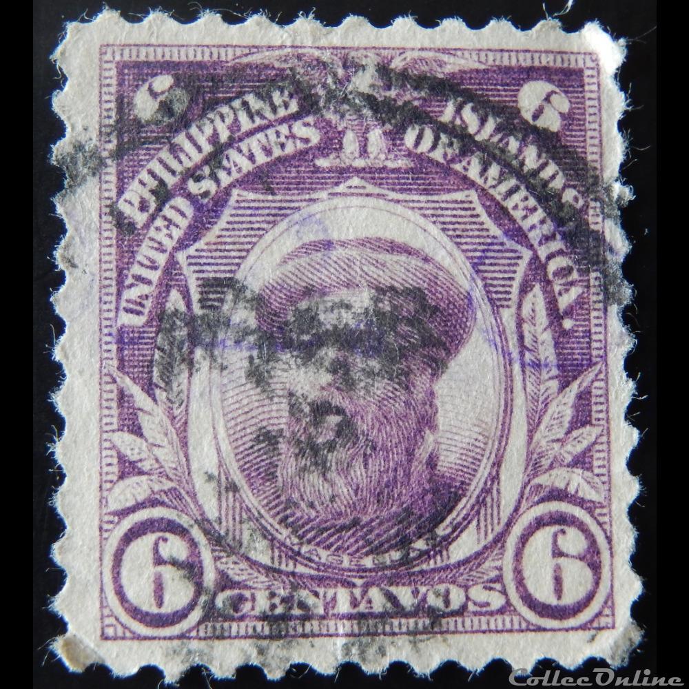Philippines 00206B Fernao de Magalhaes 6c de 1906 timbre asie philippines 00206b fernao de magalhaes 6c de 1906