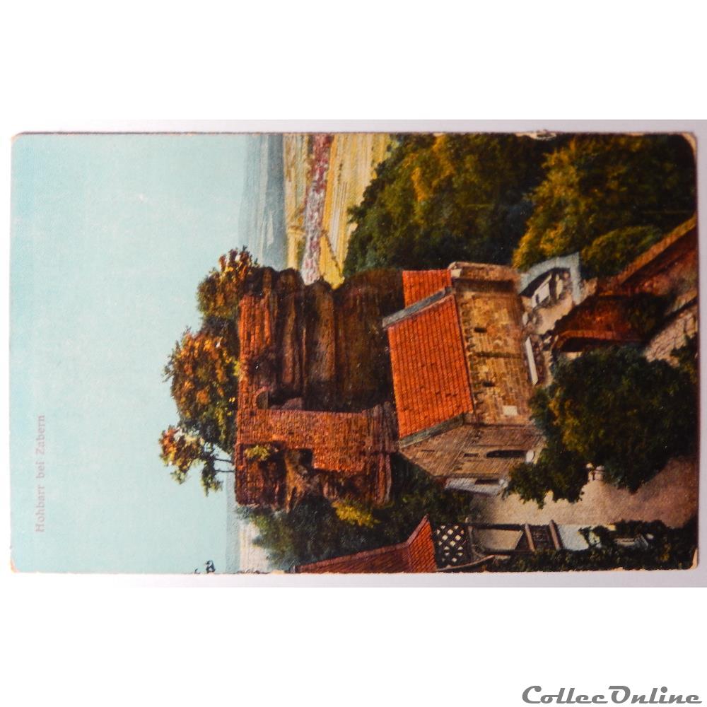 carte postale france alsace cpa du haut barr les ruines bas rhin