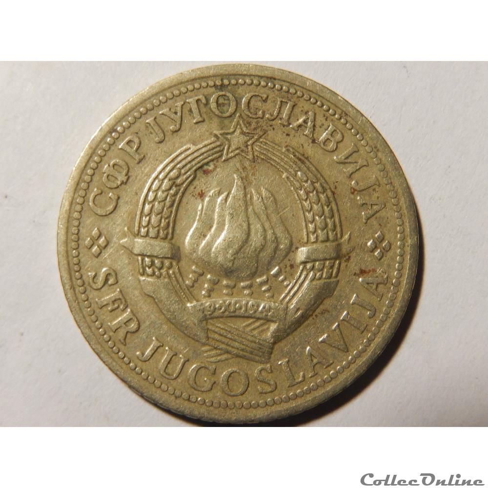 monnaie monde yougoslavie 2 dinara de 1973