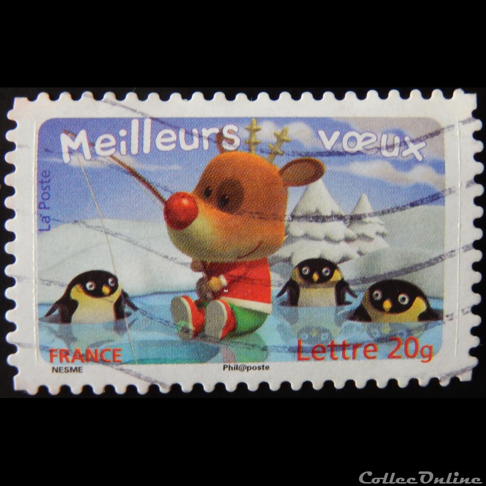 03987 Meilleurs vœux 2007 Deuxième timbre du carnet 20 gr de 2006 france 03987 meilleurs v ux 2007 deuxieme timbre du carnet 20 gr de 2006