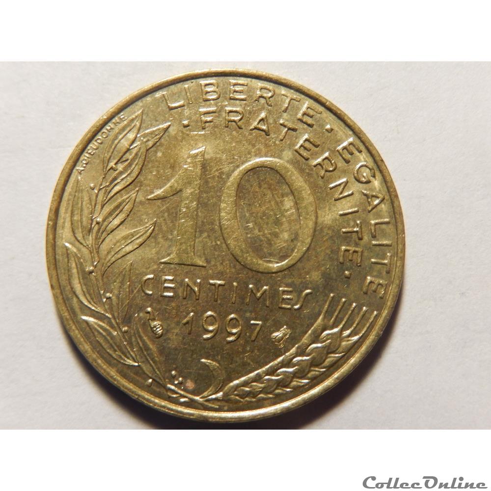 10 centimes Marianne 1997 monnaie france moderne 10 centimes marianne 1997