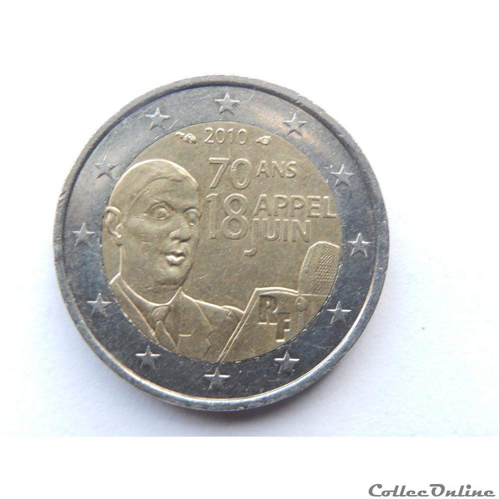 monnaie euro france 70 ans de appel du 18 juin
