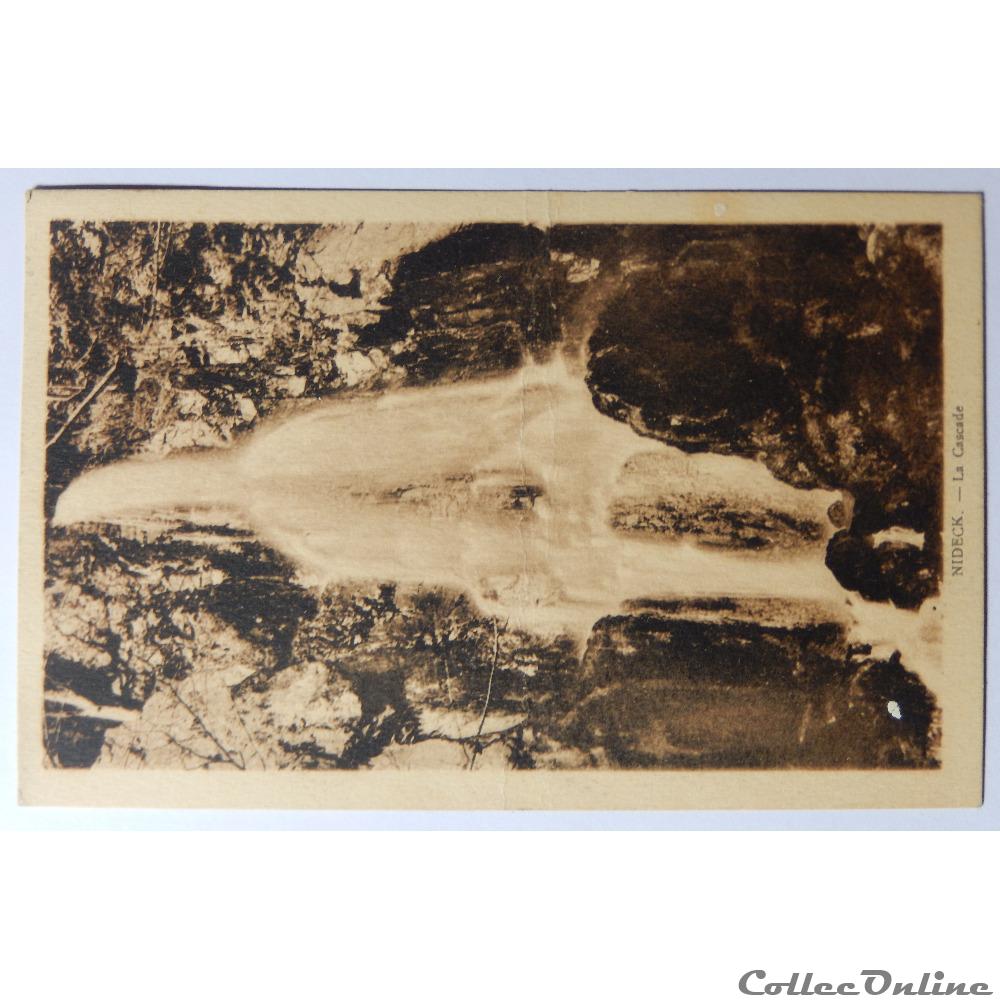 CPA du Nideck, la cascade, Bas-Rhin carte postale france alsace cpa du nideck la cascade bas rhin