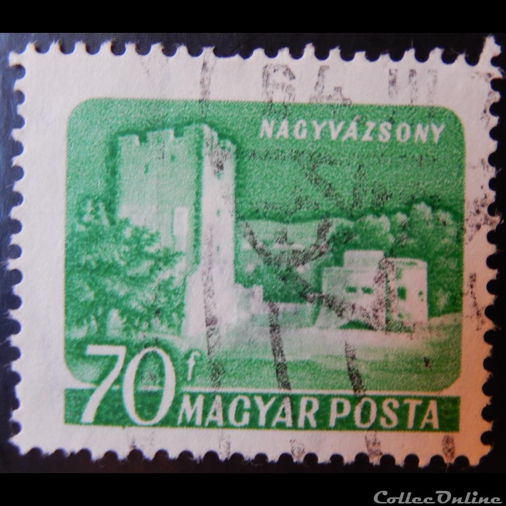 Hongrie 01339 Nagyvazsony 70f de 1960 timbre europe hongrie 01339 nagyvazsony 70f de 1960