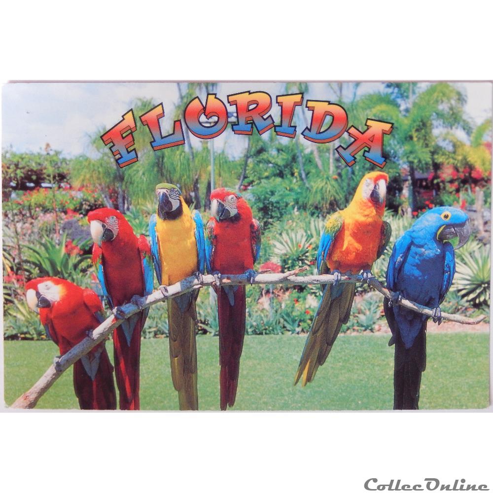 carte postale amerique midi pyrenee cp animaux aras