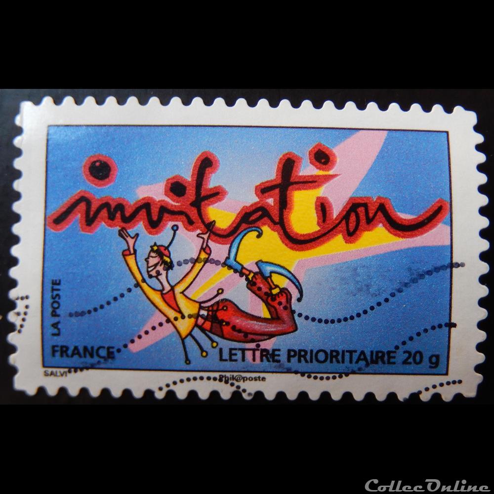 AA00348 Personnage sautant 20g timbre france aa00348 personnage sautant 20g