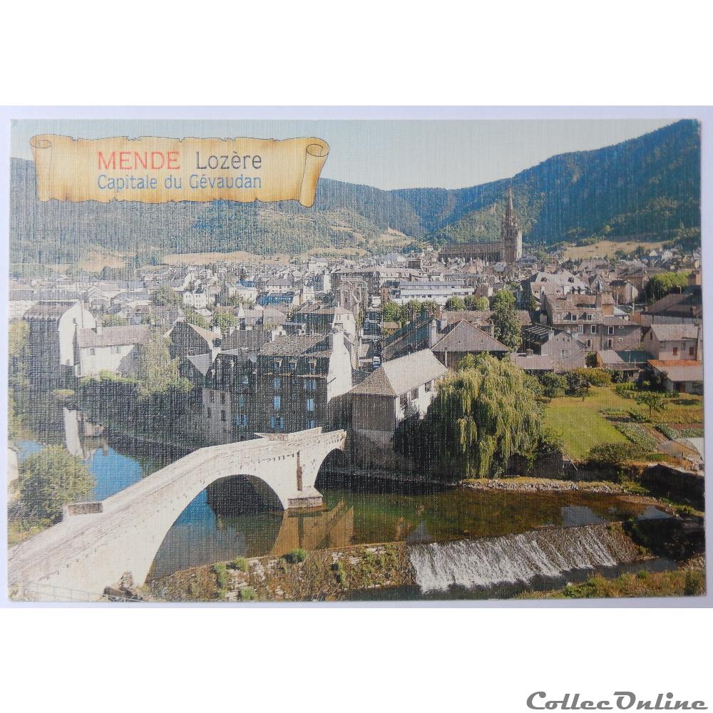 CP de Lozère, Mende carte postale france languedoc roussillon cp de lozere mende