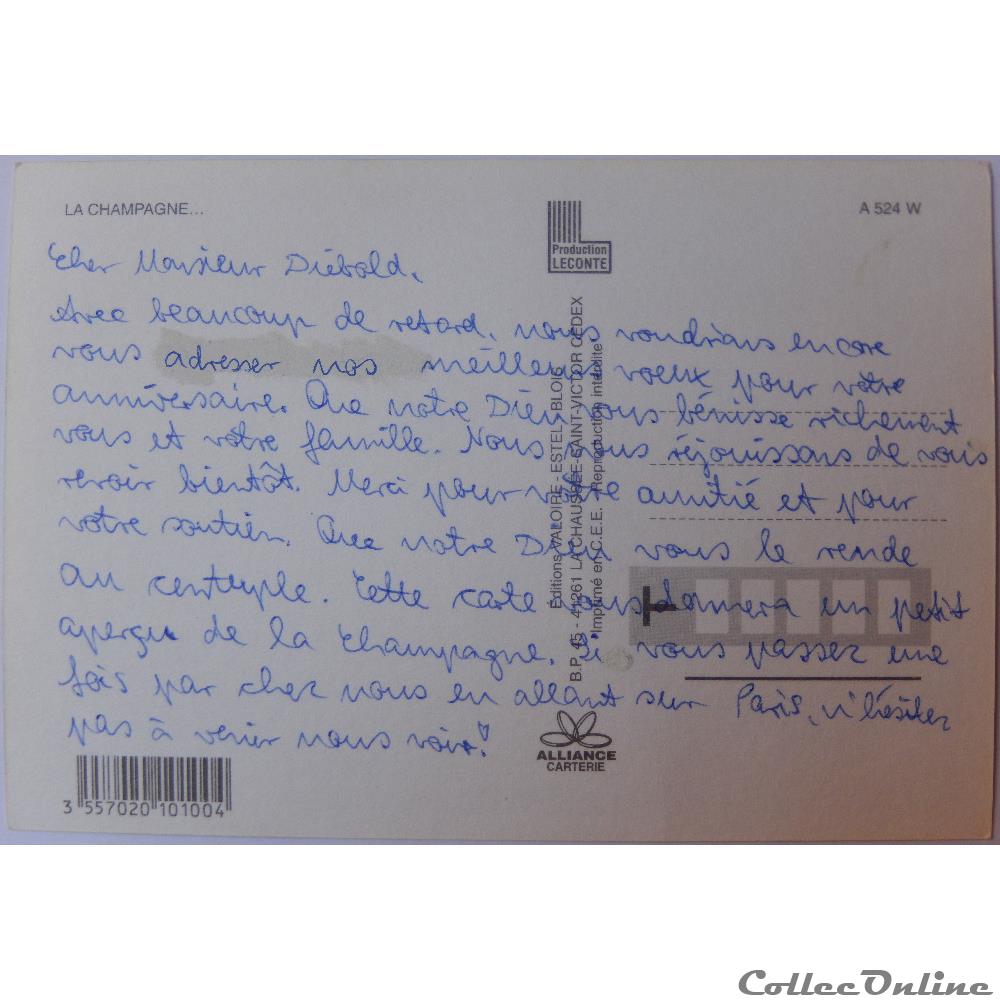carte postale france cp de champagne ardenne la champagne
