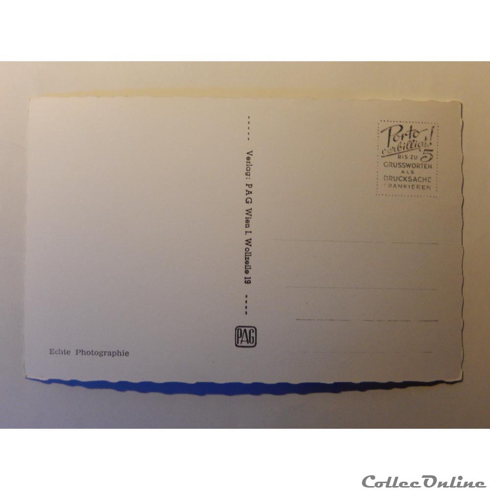 carte postale europe aquitaine cpa autriche vienne statue de schiller