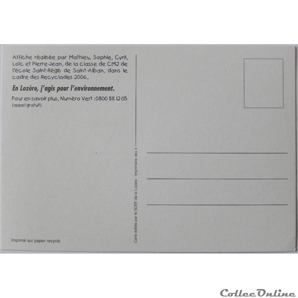 carte postale poitou charente cp tri selectif