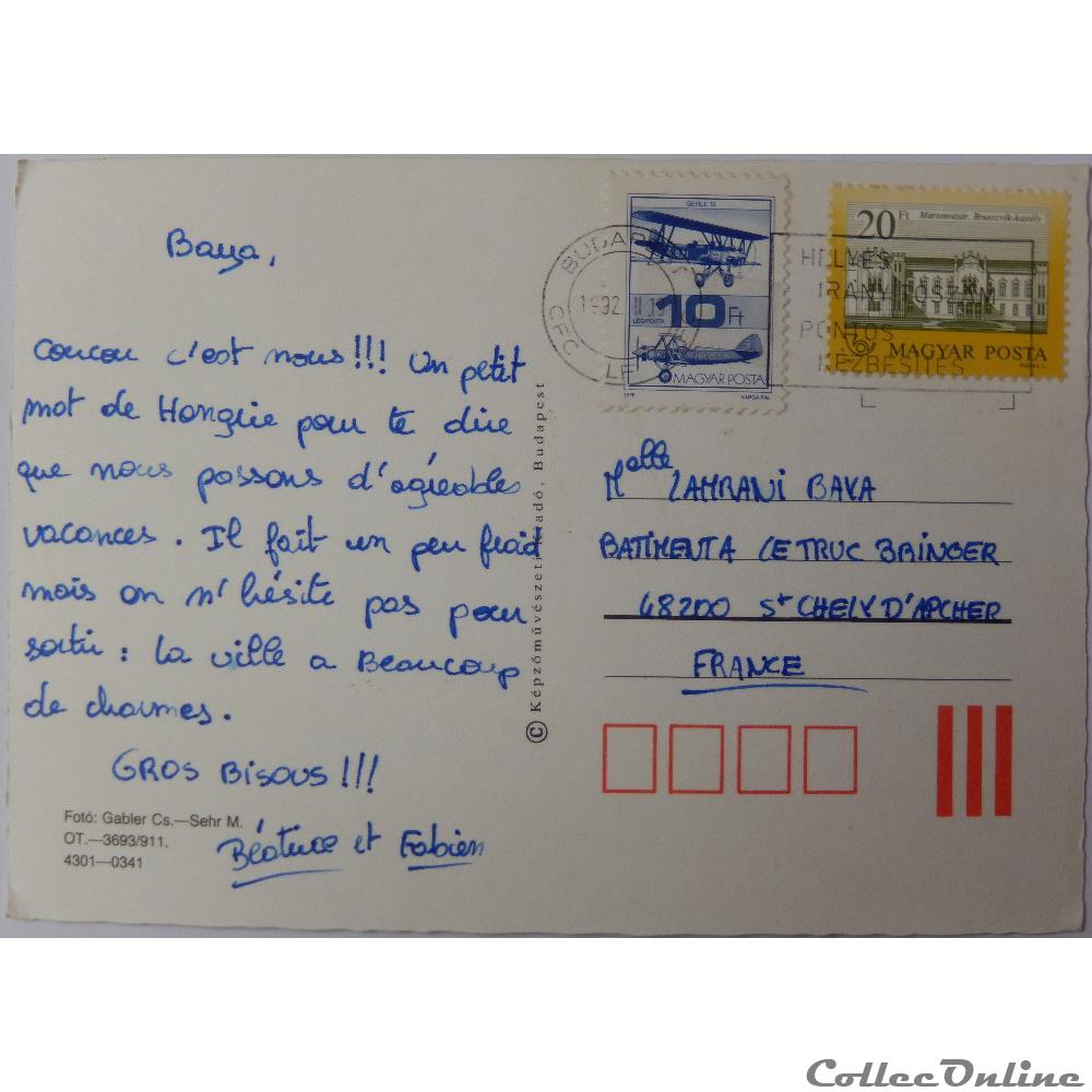 carte postale europe midi pyrenee cp de la hongrie budapest