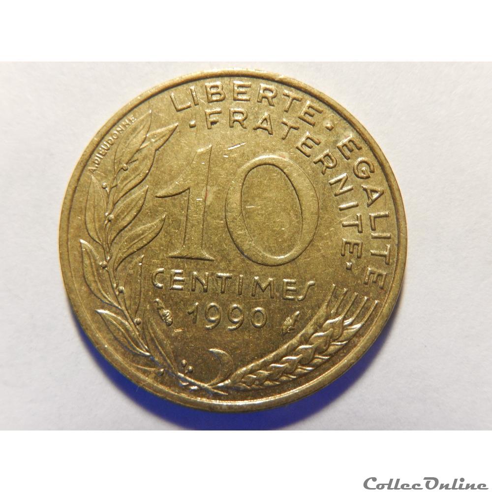 10 centimes Marianne 1990 monnaie france moderne 10 centimes marianne 1990