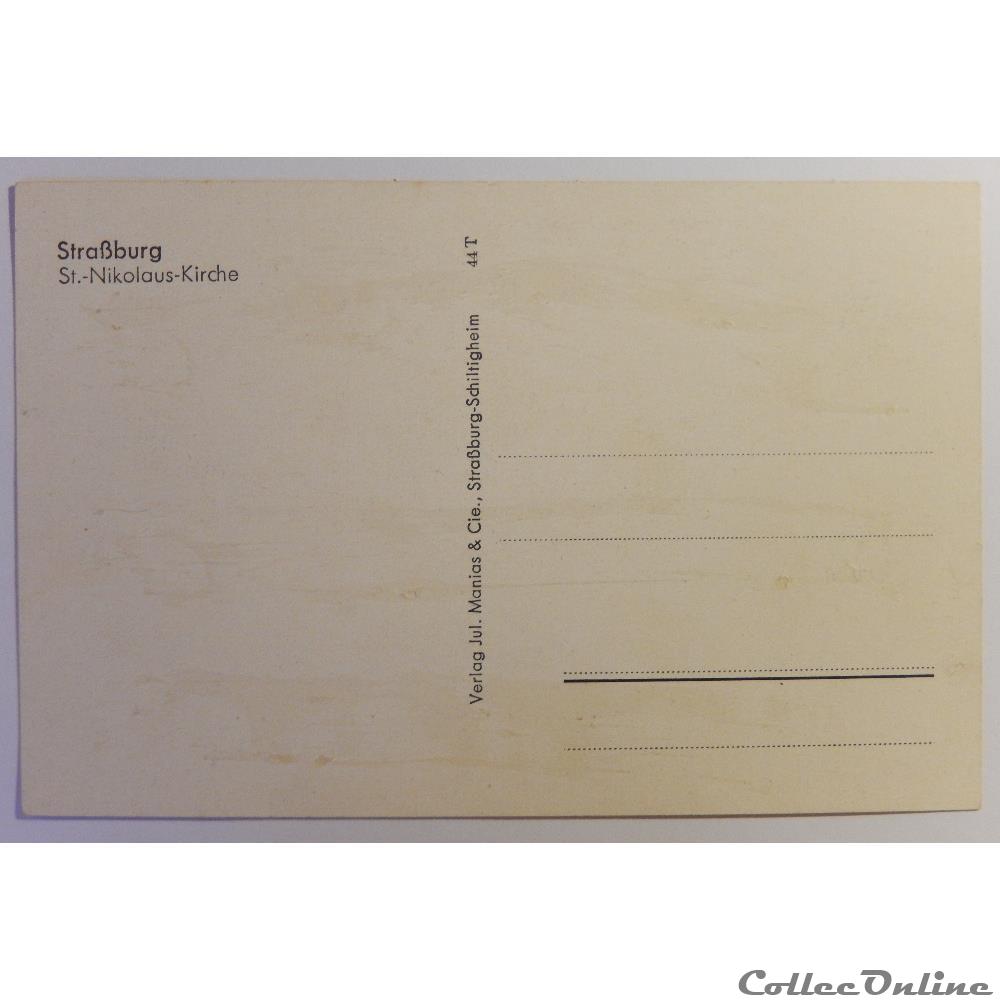 carte postale france alsace cpa de strasbourg bas rhin