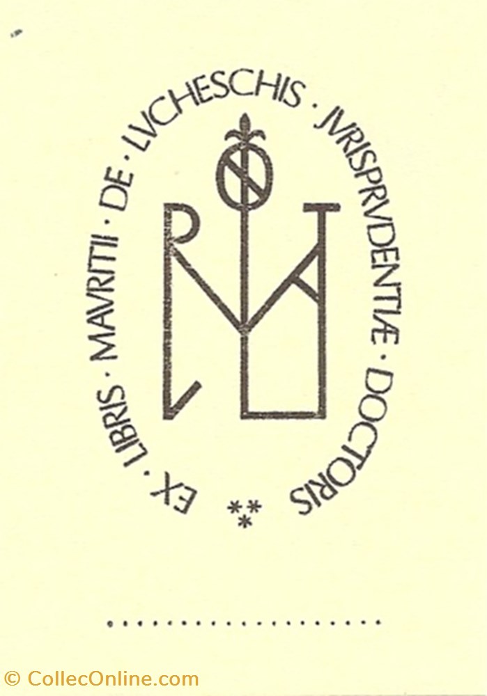 vieux papier ex libri lucheschis