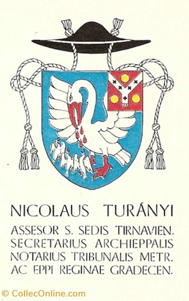 TURÁNYI vieux papier ex libri turanyi