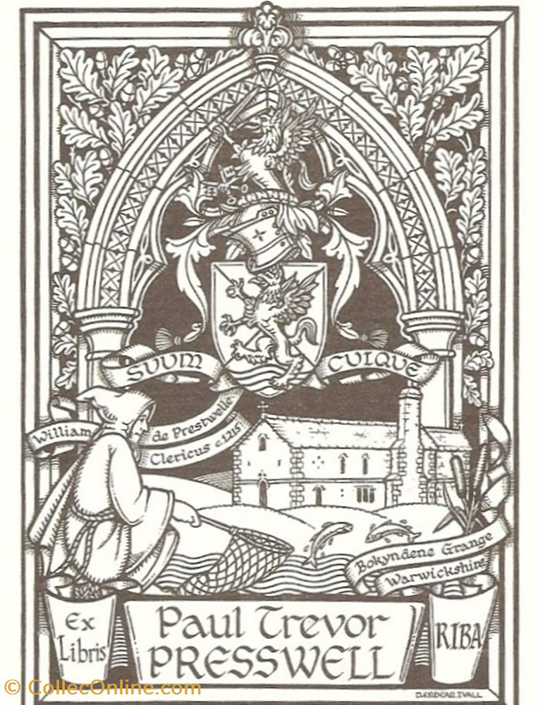 PRESSWELL vieux papiers ex libris presswell