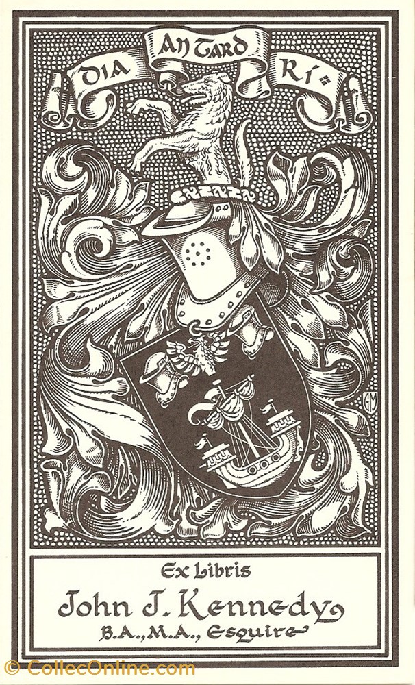 vieux papiers ex libris kennedy