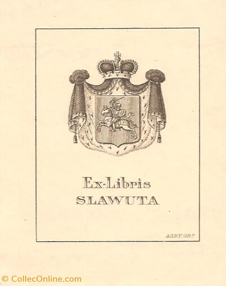vieux papiers ex libris slawuta