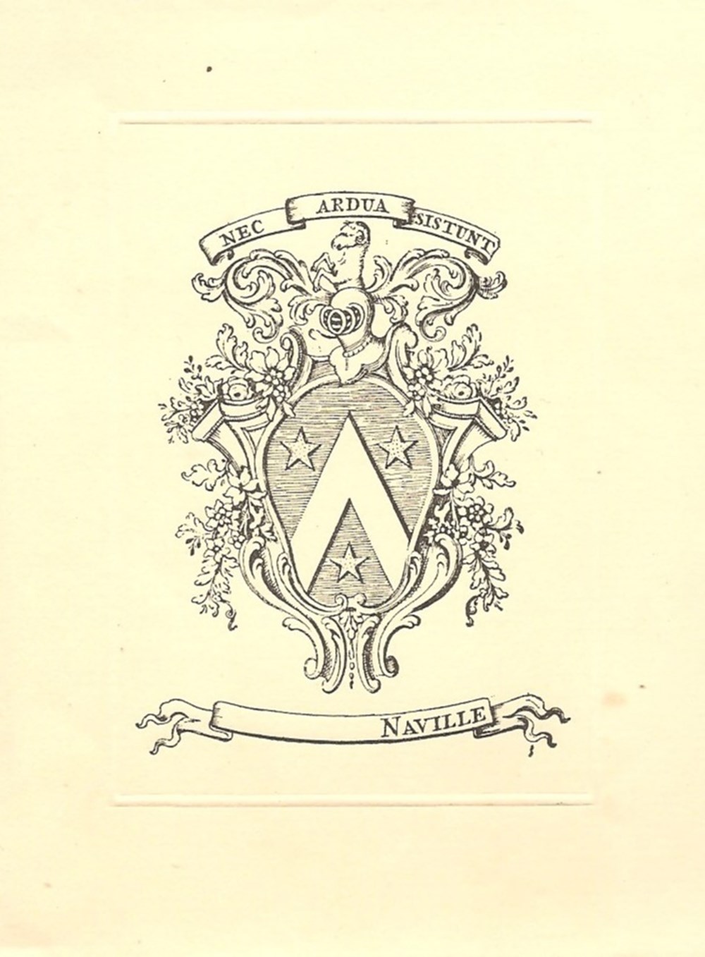 documents anciens ex libris naville