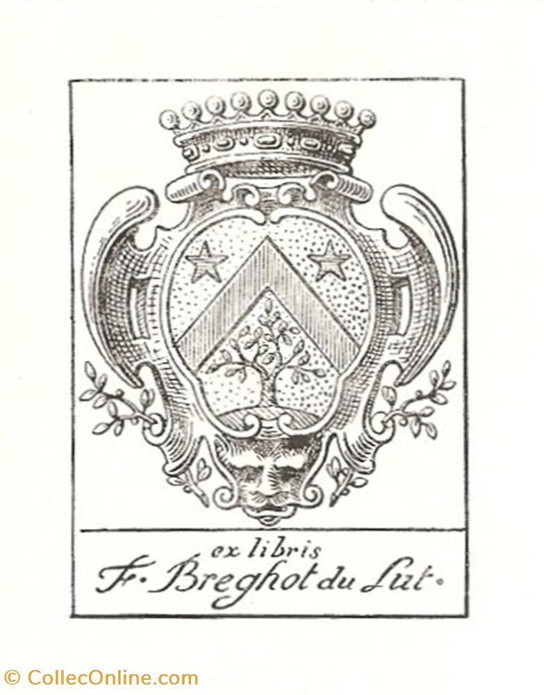 vieux papiers ex libris breghot du lut