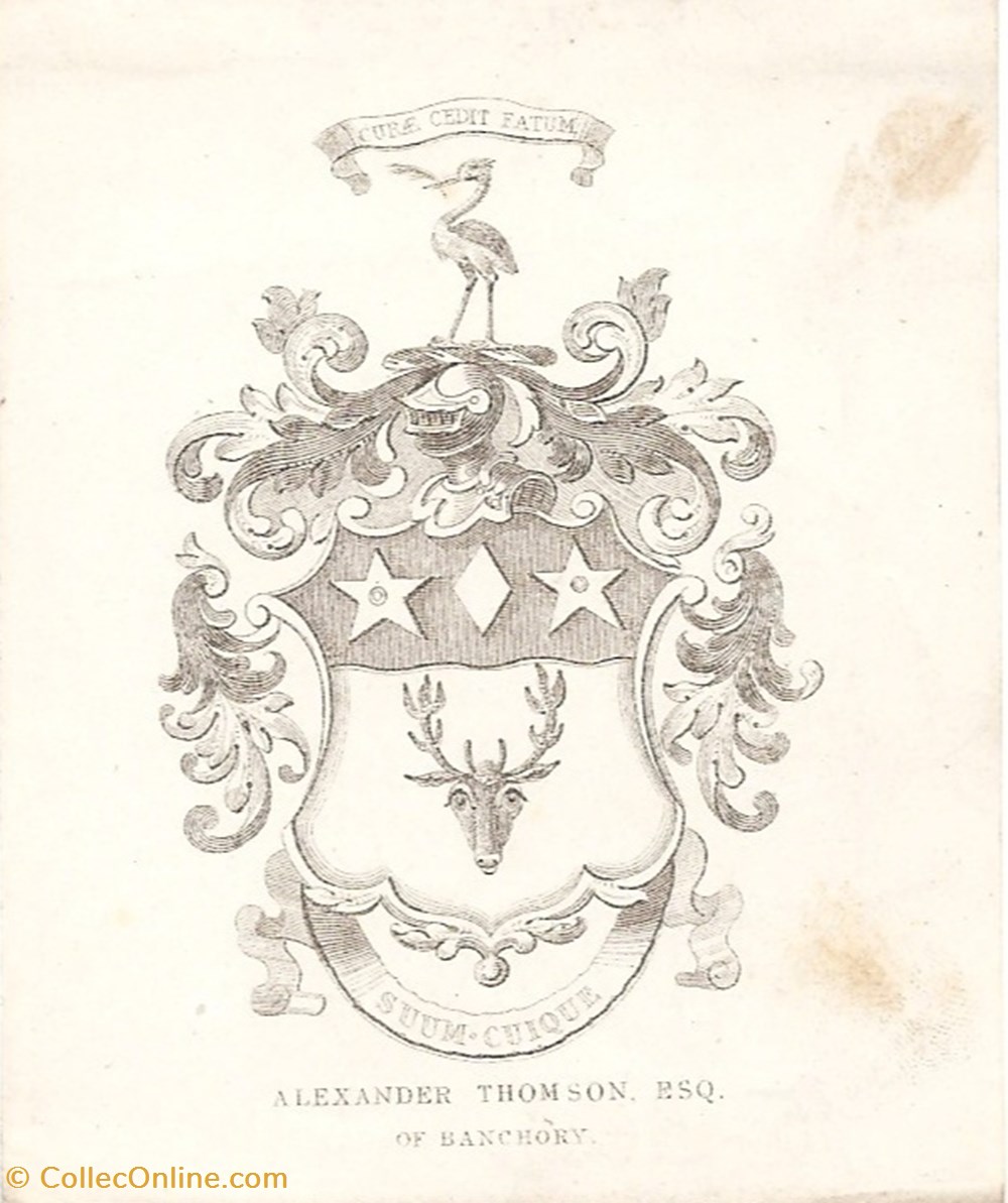 documents anciens ex libris thomson