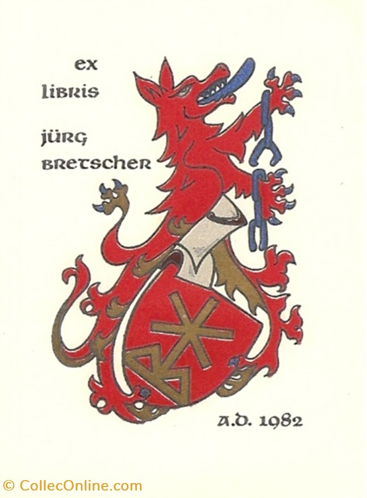 vieux papier ex libri bretscher