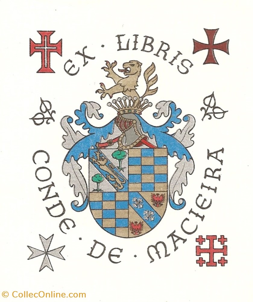 MACIEIRA vieux papier ex libri macieira