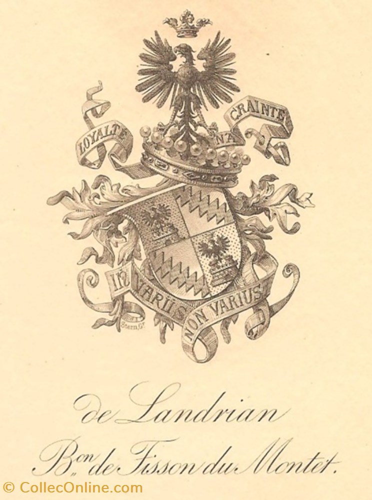LANDRIAN vieux papiers ex libris landrian