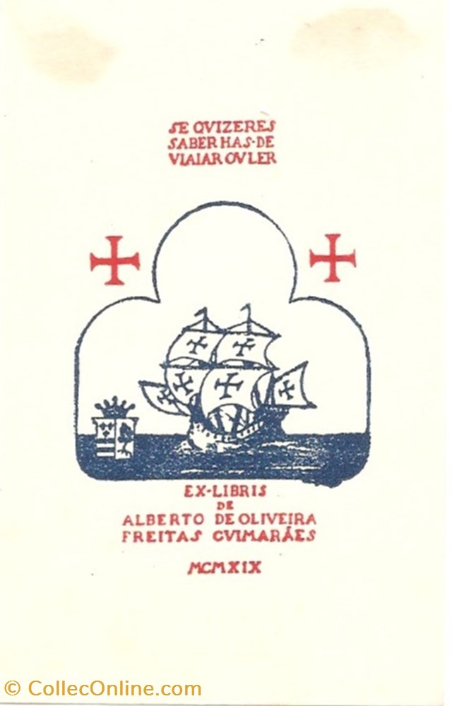 GUIMARAES vieux papiers ex libris guimaraes