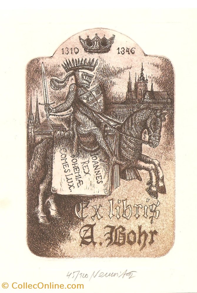 vieux papiers ex libris bohr