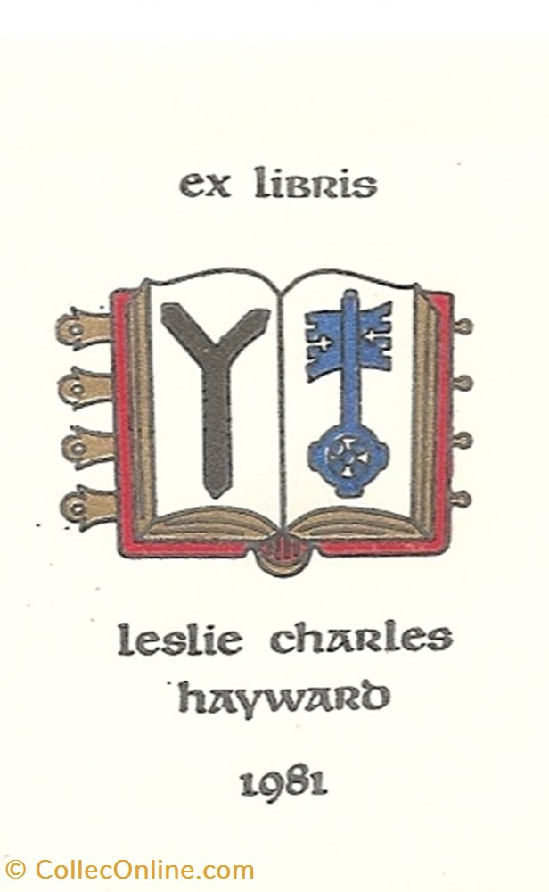 HAYWARD vieux papiers ex libris hayward