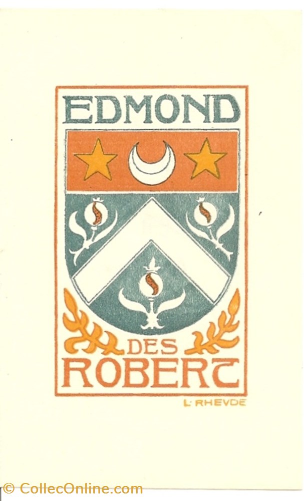 des ROBERT vieux papiers ex libris des robert