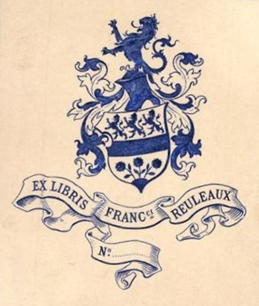 REULEAUX documents anciens ex libris reuleaux