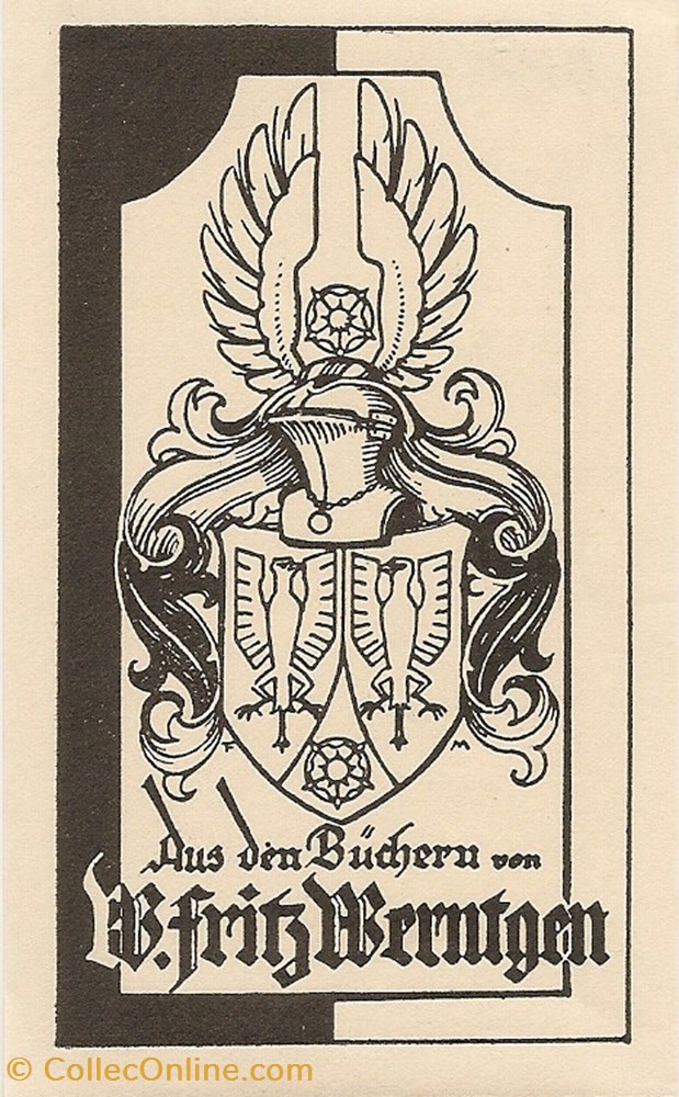 vieux papier ex libri berntgen