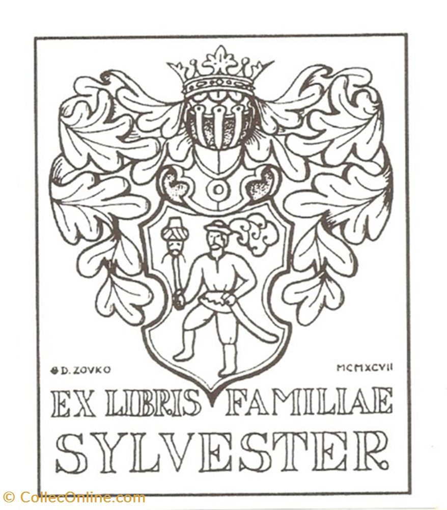 SYLVESTER vieux papiers ex libris sylvester