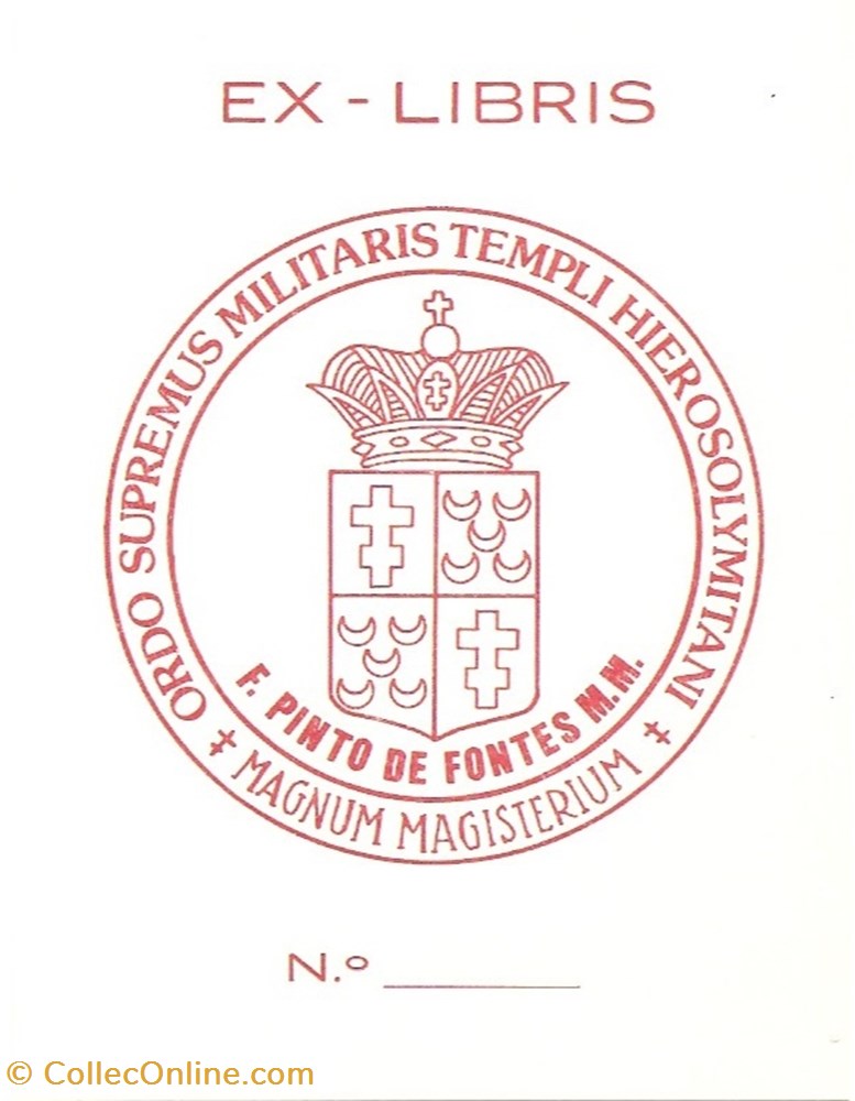 PINTO DE FONTES vieux papiers ex libris pinto de fontes