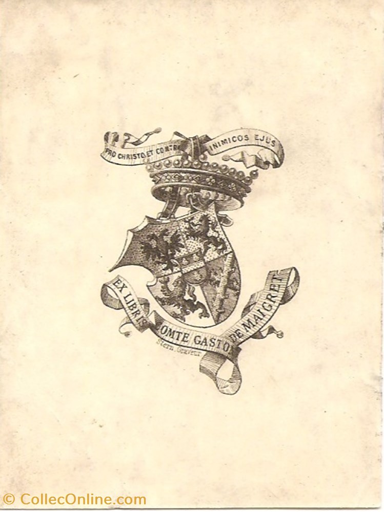 MAIGRET vieux papiers ex libris maigret
