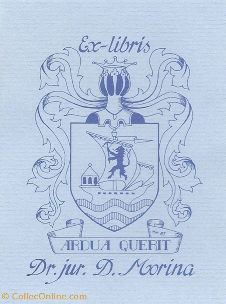 vieux papier ex libri morina